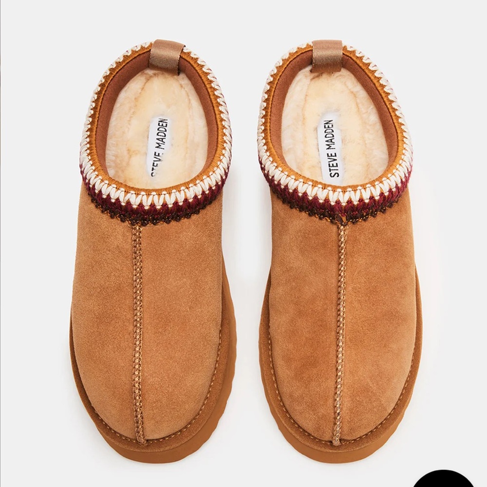 Steve Madden Tan Suede Platform Shoes